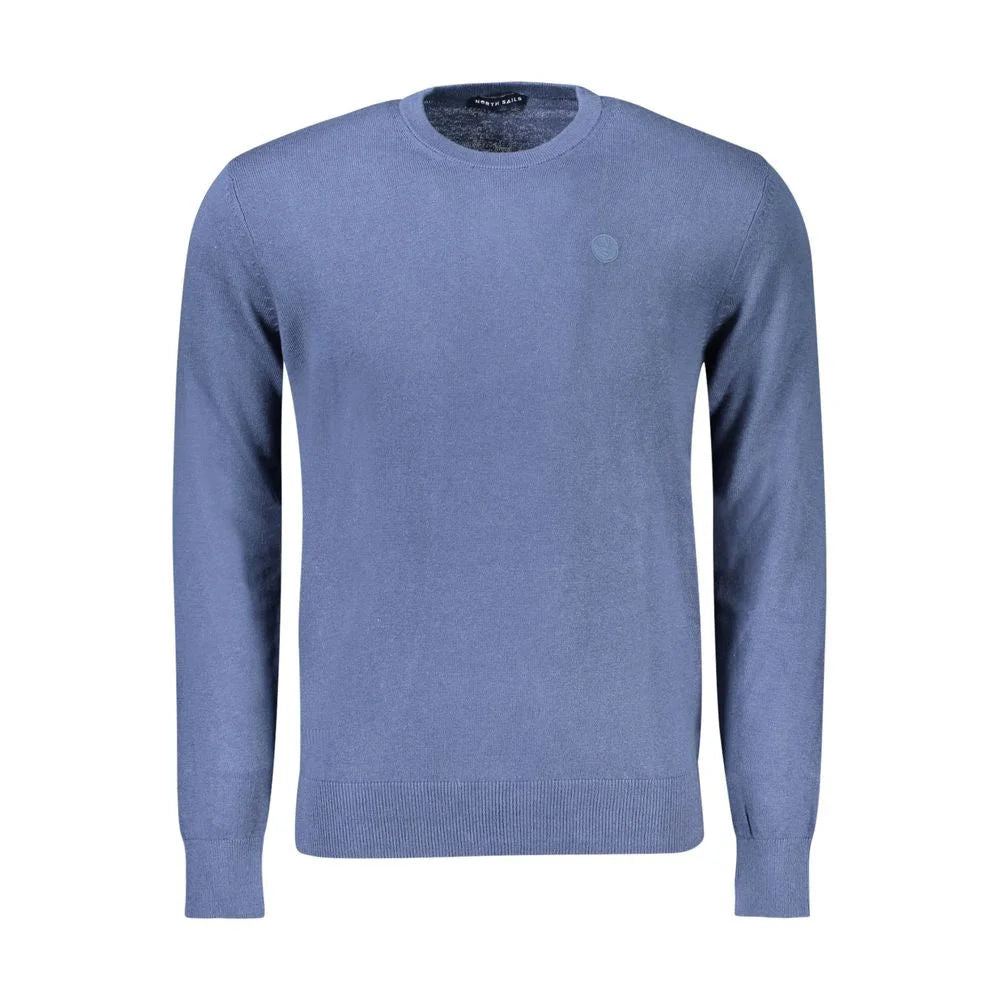 North Sails Blue Cotton Men Sweater - Sweaters