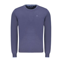 North Sails Blue Cotton Men Sweater - Sweaters