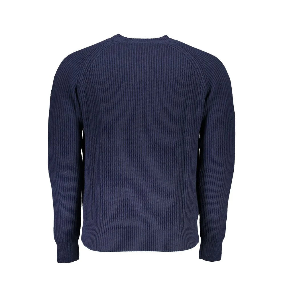 North Sails Blue Cotton Men Sweater - Sweaters