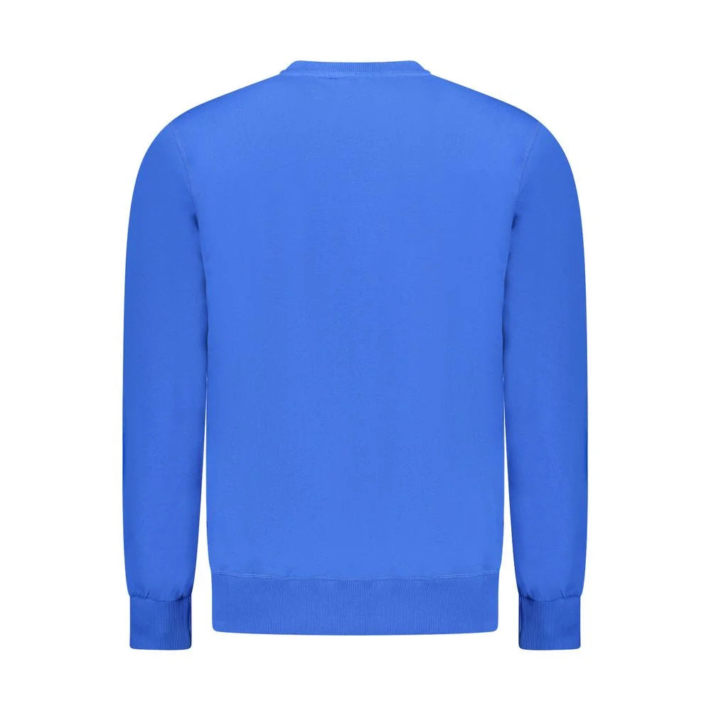 North Sails Blue Cotton Men Sweater - Sweatshirts