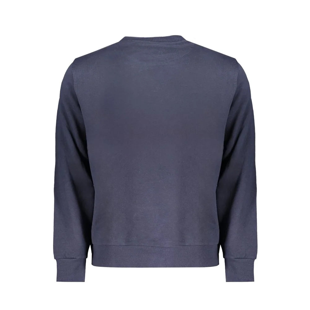 North Sails Blue Cotton Men Sweater - Sweatshirts