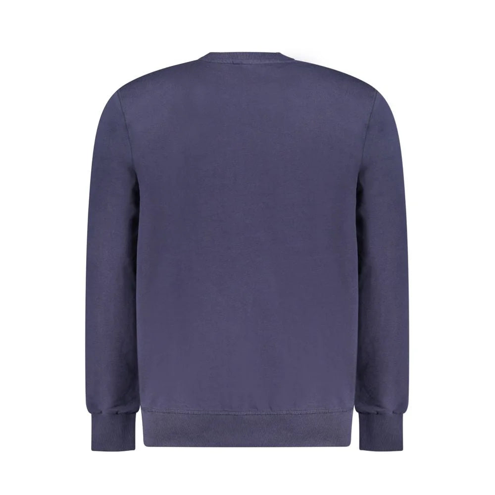 North Sails Blue Cotton Men Sweater - Sweatshirts