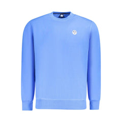 North Sails Blue Cotton Men Sweater - Sweatshirts