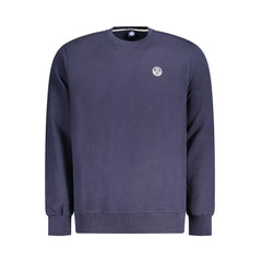 North Sails Blue Cotton Men Sweater - Sweatshirts