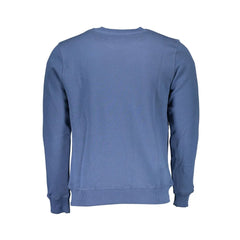 North Sails Blue Cotton Men Sweater - Sweatshirts