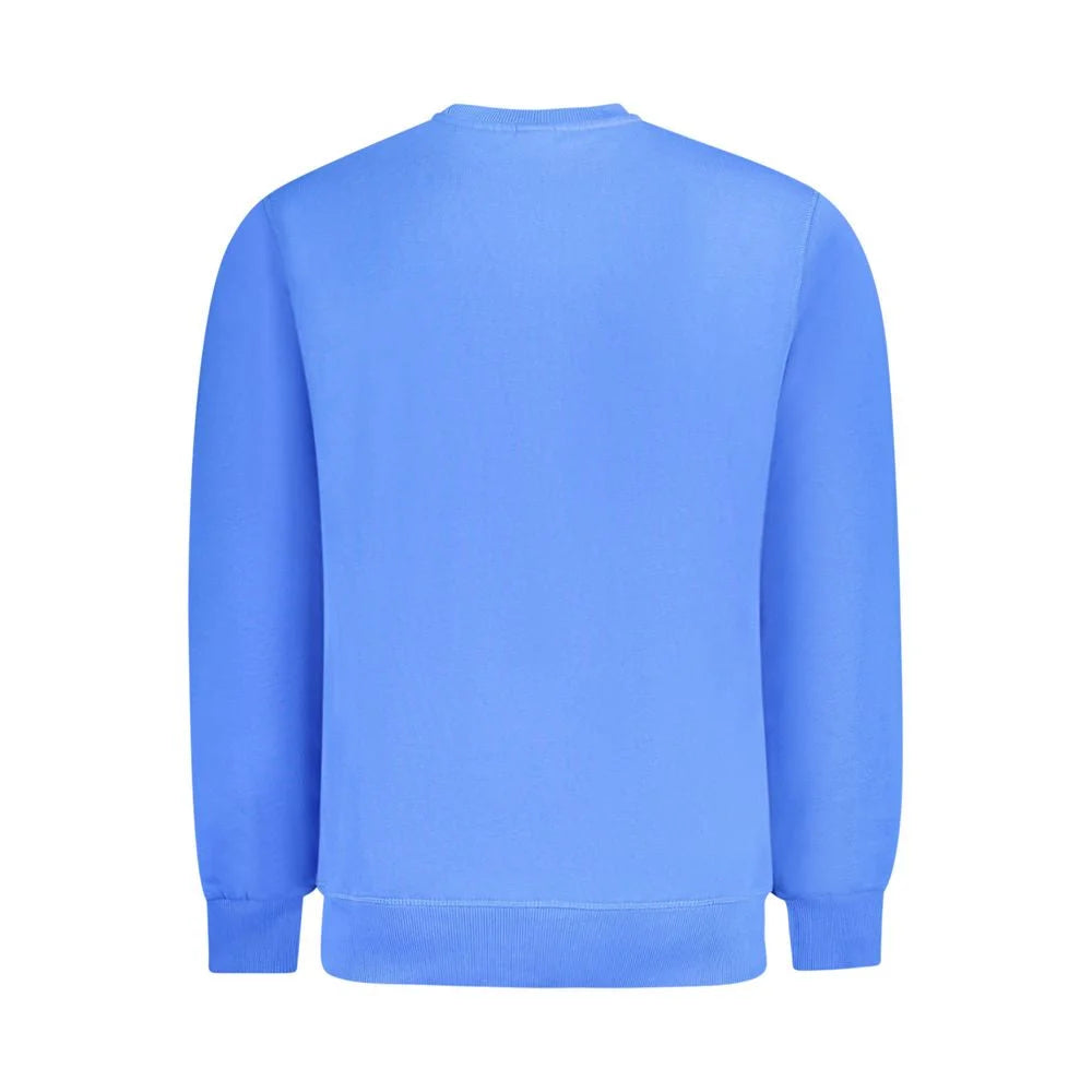 North Sails Blue Cotton Men Sweater - Sweatshirts