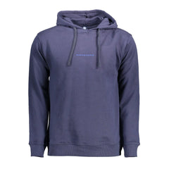 North Sails Blue Cotton Men Sweater - XXL - Hoodies