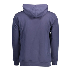 North Sails Blue Cotton Men Sweater - XXL - Hoodies