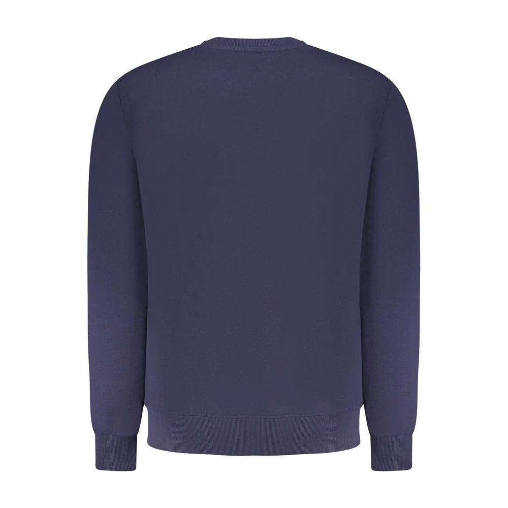 North Sails Blue Cotton Men Sweatshirt - Sweatshirts