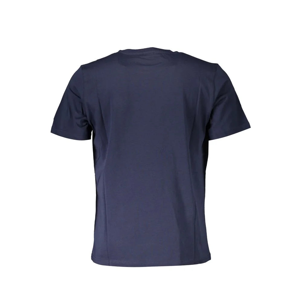 North Sails Blue Cotton Men T-Shirt - T-Shirts
