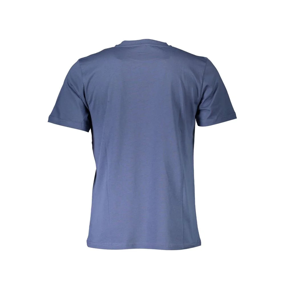 North Sails Blue Cotton Men T-Shirt - T-Shirts