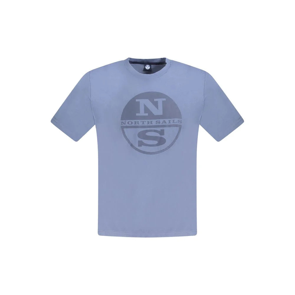 North Sails Blue Cotton Men T-Shirt - T-Shirts
