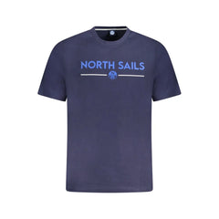 North Sails Blue Cotton Men T-Shirt - T-Shirts