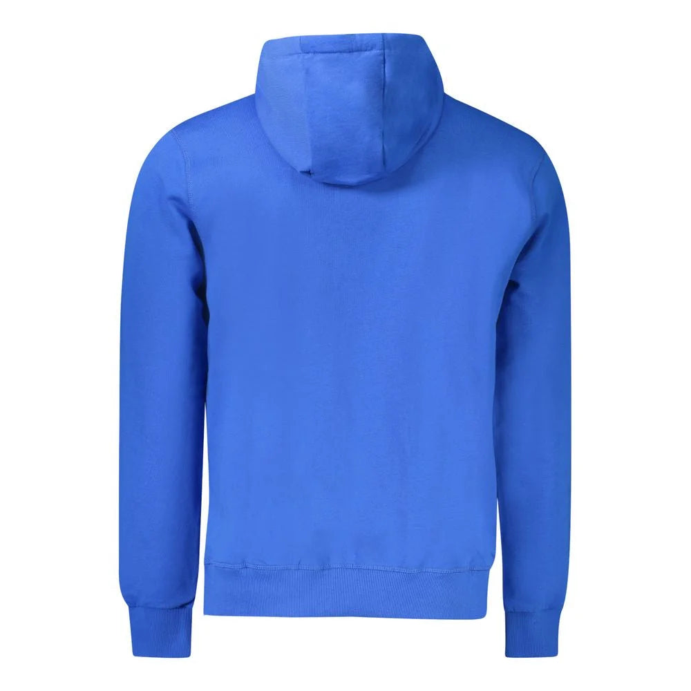North Sails Blue Cotton Men’s Sweater - Hoodies