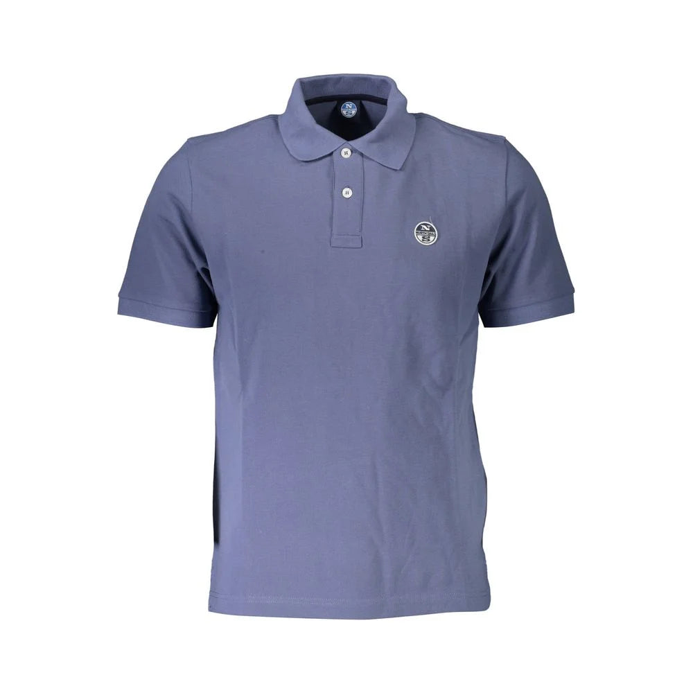 North Sails Blue Cotton Polo Shirt - M - Polos