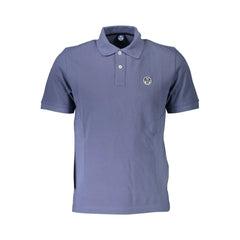 North Sails Blue Cotton Polo Shirt - M - Polos