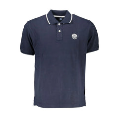 North Sails Blue Cotton Polo Shirt - S - Polos