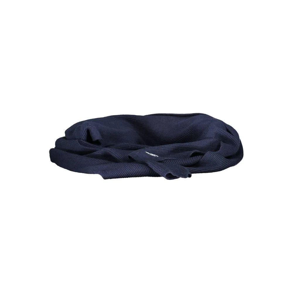 North Sails Blue Cotton Scarf - Scarves & Shawls