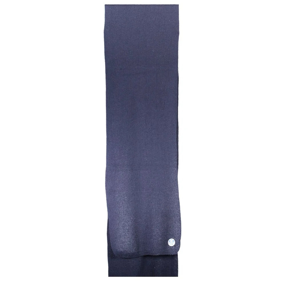 North Sails Blue Cotton Scarf - Scarves & Shawls