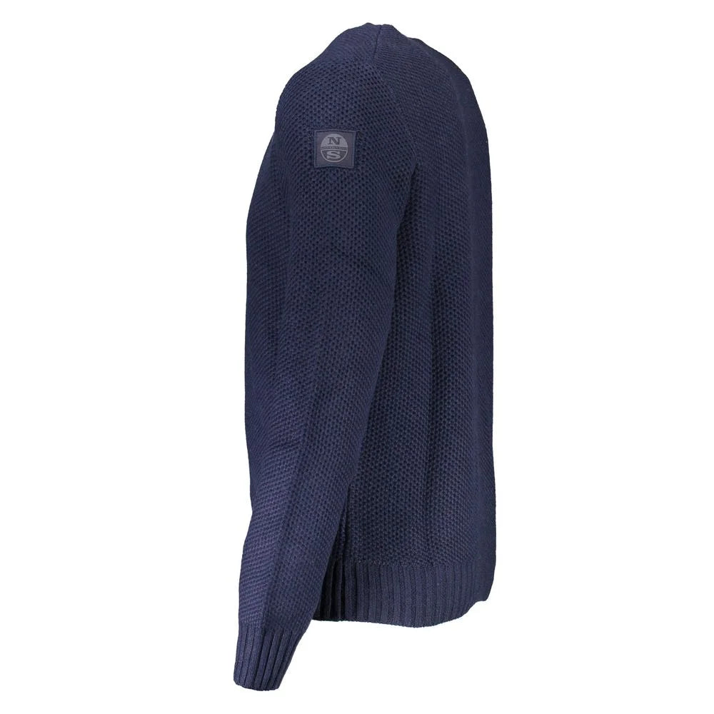 North Sails Blue Cotton Sweater - Sweaters