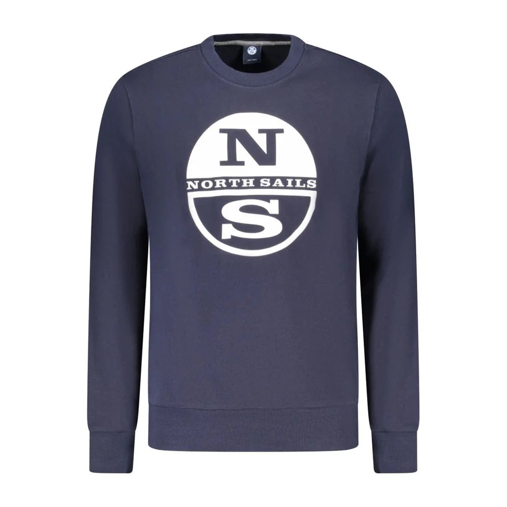 North Sails Blue Cotton Sweatshirt - Sweatshirts