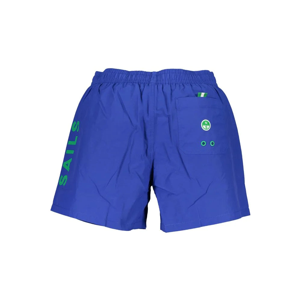 North Sails Blue Cotton Swimwear - S - Swim Boxers