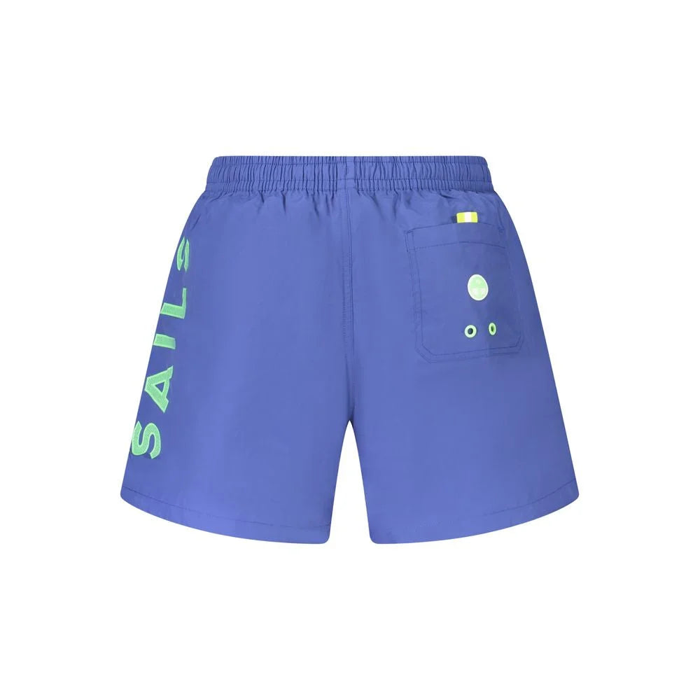 North Sails Blue Cotton Swimwear - Swim Boxers