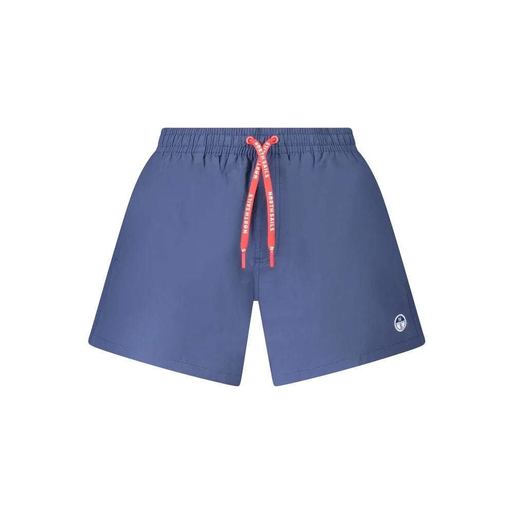 North Sails Blue Cotton Swimwear - Swim Boxers