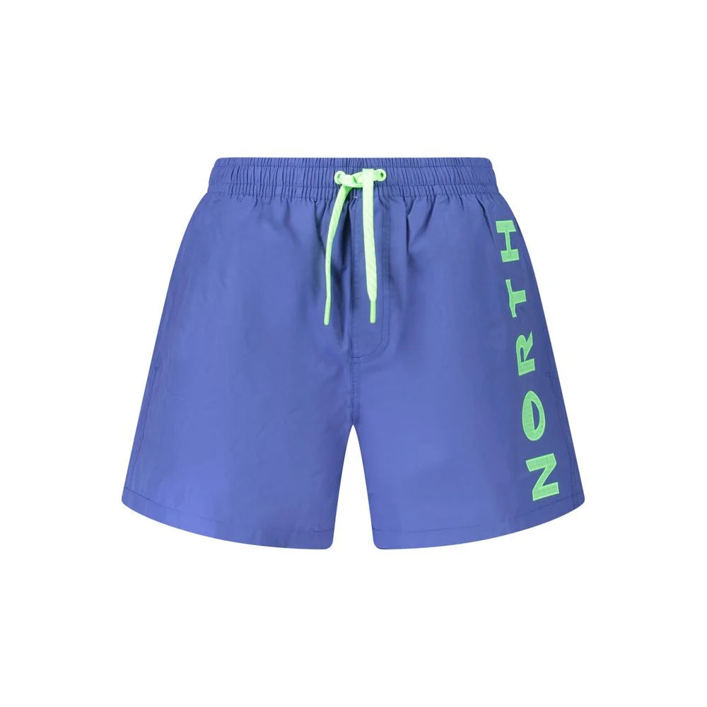 North Sails Blue Cotton Swimwear - Swim Boxers