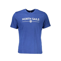 North Sails Blue Cotton T-Shirt - T-Shirts