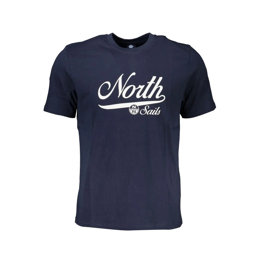 North Sails Blue Cotton T-Shirt - T-Shirts