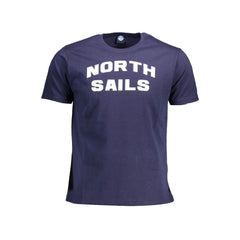 North Sails Blue Cotton T-Shirt - T-Shirts