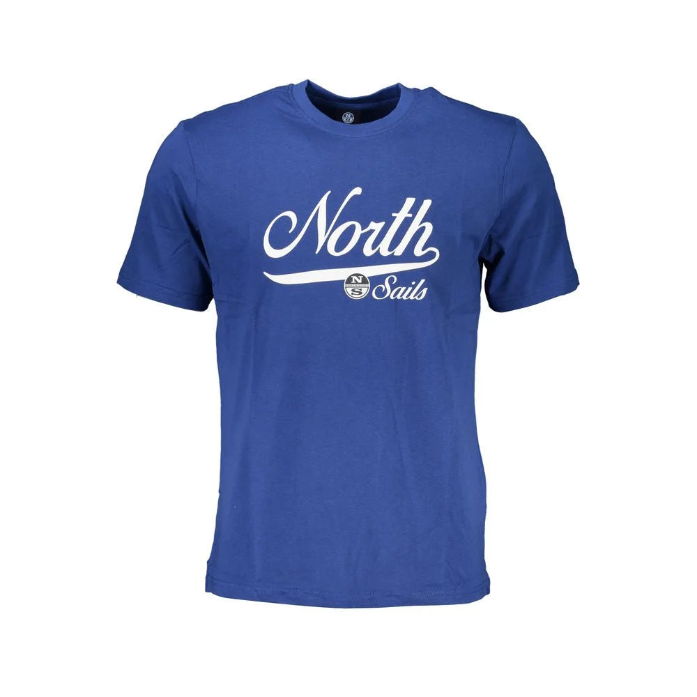 North Sails Blue Cotton T-Shirt - T-Shirts