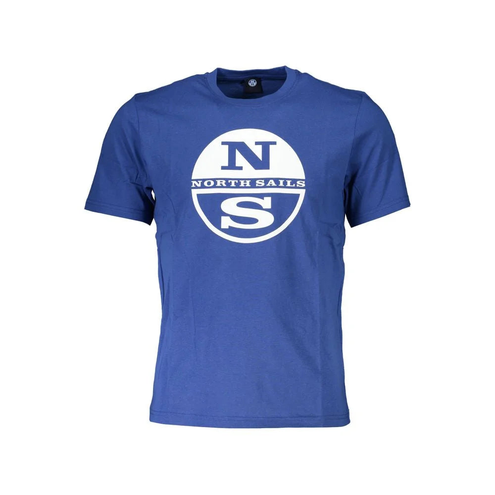 North Sails Blue Cotton T-Shirt - T-Shirts