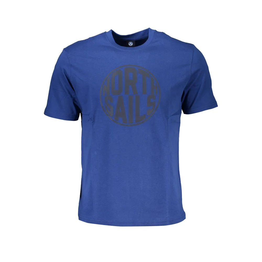 North Sails Blue Cotton T-Shirt - T-Shirts