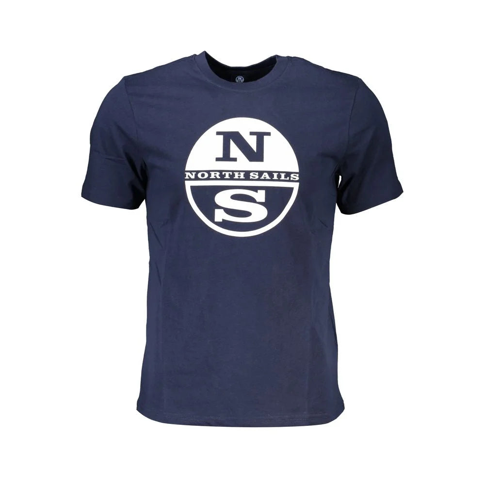 North Sails Blue Cotton T-Shirt - XL - T-Shirts