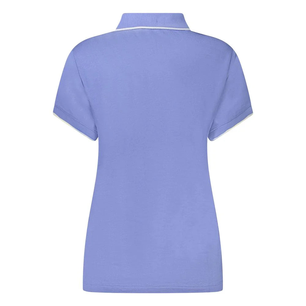 North Sails Blue Cotton Women Polo Shirt - Polos