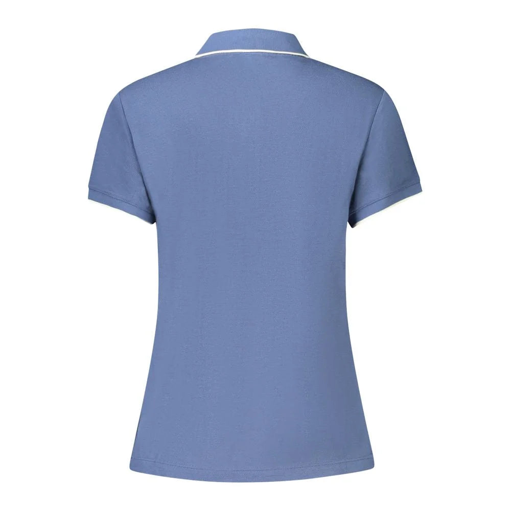 North Sails Blue Cotton Women Polo Shirt - Polos