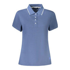North Sails Blue Cotton Women Polo Shirt - Polos