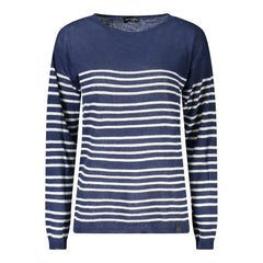 North Sails Blue Cotton Women Sweater