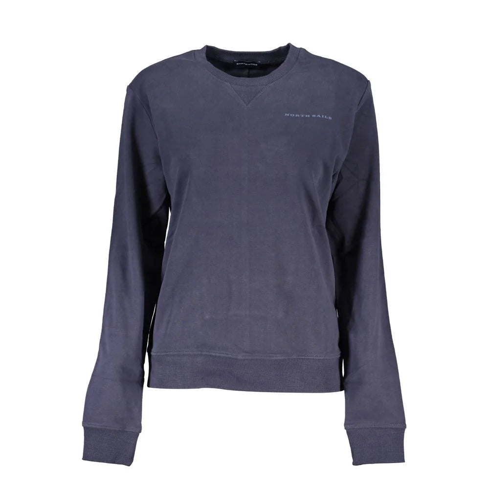 North Sails Blue Cotton Women Sweater - XS - Sweatshirts