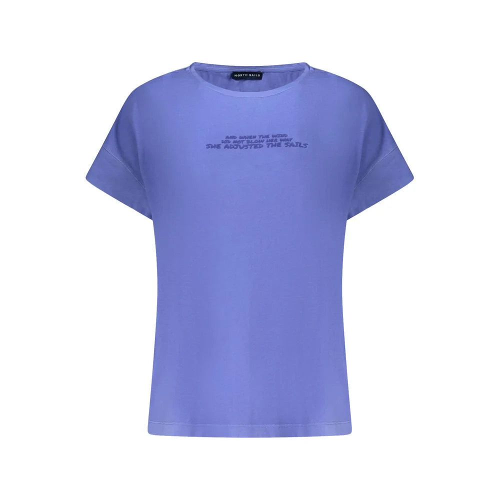 North Sails Blue Cotton Women T-Shirt