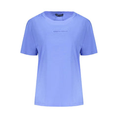 North Sails Blue Cotton Women T-Shirt - S
