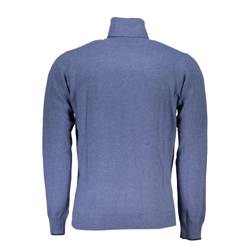 North Sails Blue Fabric Sweater - Sweaters