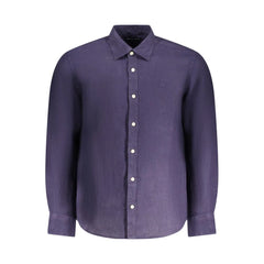 North Sails Blue Linen Men Shirt - Shirts