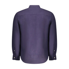 North Sails Blue Linen Men Shirt - Shirts