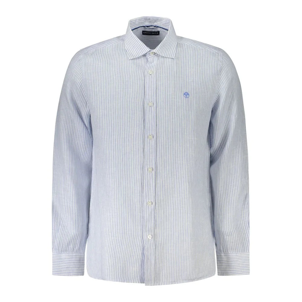 North Sails Blue Linen Shirt - Shirts