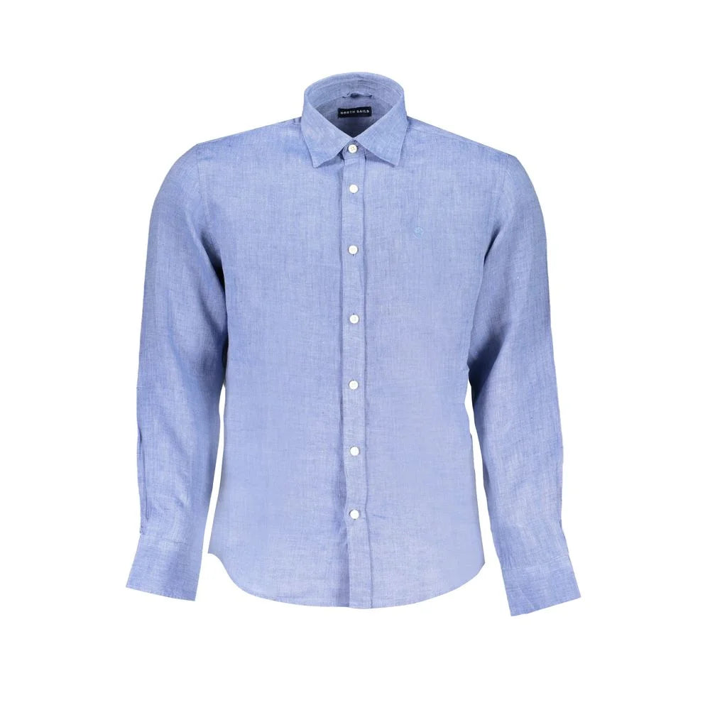 North Sails Blue Linen Shirt - Shirts
