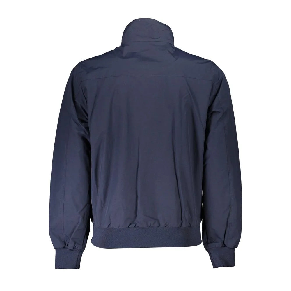 North Sails Blue Polyamide Men Jacket - M