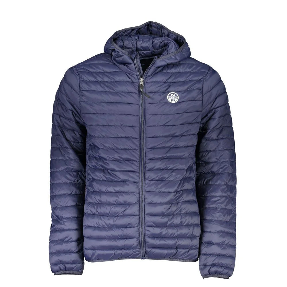 North Sails Blue Polyamide Men Jacket - Puffer Jackets